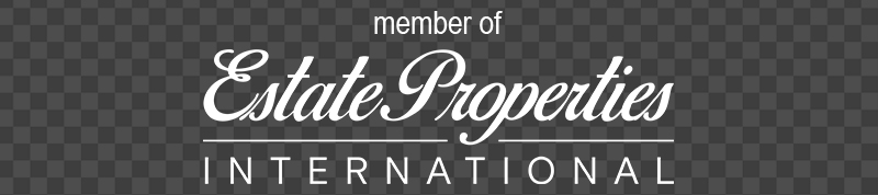 Estate Properties International logo with white text on transparent background